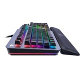 Thermaltake ARGENT K5 RGB, Gaming-Tastatur titan/schwarz, DE-Layout, Cherry MX RGB Speed Silver