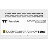 Thermaltake Toughpower GF A3 Snow 850W, PC-Netzteil weiß, 1x 12VHPWR, 5x PCIe, Kabel-Management, 850 Watt