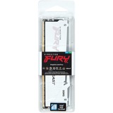 Kingston FURY DIMM 16 GB DDR5-6400, Arbeitsspeicher weiß, KF564C32BWEA-16, FURY Beast RGB, INTEL XMP, AMD EXPO