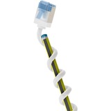 goobay Ultraflexibles Cat.6a Patchkabel slim, U/FTP weiß, 2 Meter, extrakurze Stecker