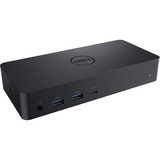 Dell Dock D6000 Generalüberholt, Dockingstation schwarz, HDMI, DisplayPort, USB-C, RJ45