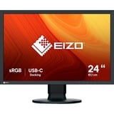 EIZO CS2400R, LED-Monitor 61 cm (24 Zoll), schwarz, WXGA, IPS, USB-C, HDMI