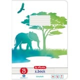 Herlitz Heft A4 16 Blatt Lineatur 25 GREENline Elefant A4