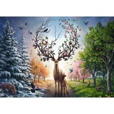 Ravensburger Puzzle Der magische Hirsch und die vier Jahreszeiten 1000 Teile