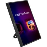 ASUS ZenScreen MB169CK, LED-Monitor 39.6 cm (15.6 Zoll), schwarz, FullHD, IPS, USB-C, Mini-HDMI