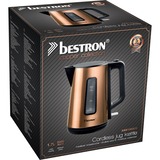 Bestron Copper Collection AWK1000CO , Wasserkocher kupfer/schwarz, 1,7 Liter