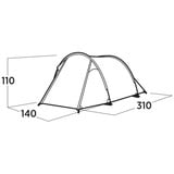 Easy Camp Tunnelzelt Hemsedal 2 olivgrün, Modell 2025