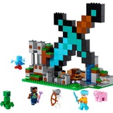 LEGO 21244 Minecraft Der Schwert-Außenposten, Konstruktionsspielzeug 