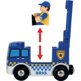 BRIO World Polizeistation mit Einsatzfahrzeug, Spielgebäude blau/schwarz