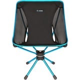 Helinox Camping-Stuhl Swivel Chair, Black 11201R1 schwarz/blau, 360° drehbar