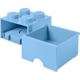 Room Copenhagen LEGO Brick Drawer 4 hellblau, Aufbewahrungsbox hellblau