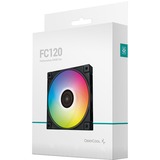 DeepCool FC120 RGB 120x120x25, Gehäuselüfter schwarz, 120 mm