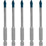 Bosch Expert HEX-9 HardCeramic Dachziegel-Bohrer, Ø 5mm 5 Stück, Länge 90mm