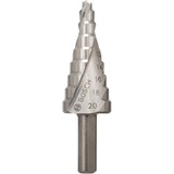 Bosch HSS-Stufenbohrer, Ø 4mm - Ø 20mm 9 Stufen, mit Spiralnut