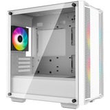 DeepCool CC360 WH ARGB, Tower-Gehäuse weiß, Tempered Glass