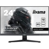 iiyama G-Master G2445HSU-B1, Gaming-Monitor 61 cm (24 Zoll), schwarz (matt), FullHD, IPS, AMD Free-Sync, 100Hz Panel