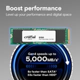 Crucial E100 1 TB, SSD PCIe 4.0 x4, NVMe, M.2 2280