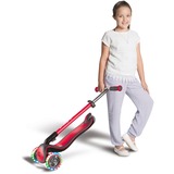 GLOBBER Elite Deluxe mit Leuchtrollen, Scooter rot