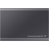 SAMSUNG Portable SSD T7 4 TB, Externe SSD grau, USB-C 3.2 Gen 2 (10 Gbit/s), extern