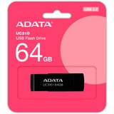 ADATA UC310 64 GB, USB-Stick schwarz, USB-A 3.2 Gen 1