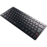 CHERRY KW 9200 MINI, Tastatur schwarz, EU-Layout (QWERTY), Cherry SX-Scherentechnologie