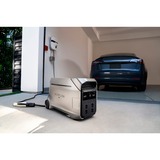 EcoFlow DELTA Pro 3 EU, tragbare Powerstation silber/schwarz, 4.096 Wh, X-boost 6.000W, LFP-Akku