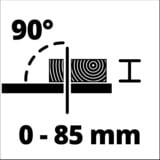 Einhell Tischkreissäge TC-TS 2025/2 U rot, 1.800 Watt