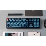 Keychron V6 Max, Gaming-Tastatur schwarz/blaugrau, DE-Layout, Gateron Jupiter Banana, Hot-Swap, RGB