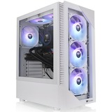 Thermaltake View 200 TG ARGB Snow, Tower-Gehäuse weiß, Tempered Glass