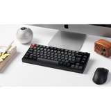 Keychron Lemokey P1 Pro, Gaming-Tastatur schwarz/grau, DE-Layout, Keychron Super Red, Hot-Swap, Aluminiumrahmen, RGB