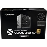 Sharkoon SilentStorm Cool Zero 850W, PC-Netzteil schwarz, 4x PCIe, Kabel-Management, 850 Watt