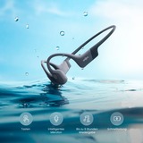 Shokz OpenSwim Pro, Kopfhörer grau, Blueooth, 32 GB Speicher für Musik