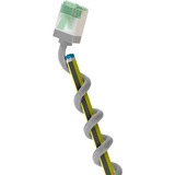 goobay Ultraflexibles Cat.8.1 Patchkabel slim, U/FTP grau, 5 Meter, extrakurze Stecker