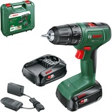 Bosch Akku-Bohrschrauber EasyDrill 18V-40 grün/schwarz, 2x Li-Ionen Akku 1,5Ah, Koffer, POWER FOR ALL ALLIANCE