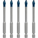 Bosch Expert HEX-9 HardCeramic Dachziegel-Bohrer, Ø 6mm 5 Stück, Länge 90mm