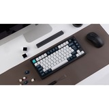 Keychron Q1 Max, Gaming-Tastatur schwarz/mehrfarbig, DE-Layout, Gateron Jupiter Brown, Hot-Swap, Aluminiumrahmen, RGB