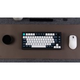 Keychron Q1 Max, Gaming-Tastatur schwarz/mehrfarbig, DE-Layout, Gateron Jupiter Brown, Hot-Swap, Aluminiumrahmen, RGB