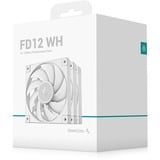 DeepCool FD12 WH 120x120x25, Gehäuselüfter weiß, 3er Pack, 120 mm