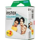 Fujifilm instax SQUARE Film 2x 10er, Fotopapier Weißer Rahmen