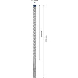 Bosch Expert Hammerbohrer SDS-plus-7X, Ø 11mm Arbeitslänge 200mm