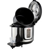 Tefal Multikocher Fast & Delicious CY505E edelstahl/schwarz, 1.200 Watt, 6 Liter