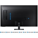 SAMSUNG Smart Monitor S43DM702UU, LED-Monitor 108 cm (43 Zoll), schwarz, UltraHD/4K, VA, WLAN, Bluetooth