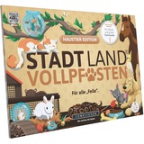 Denkriesen Stadt Land Vollpfosten - Haustier Edition, Partyspiel A4-Spielblock