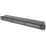 Digitus DN-91624S-EA-B, Patchpanel schwarz, 19", Cat.6A