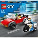 LEGO 60392 City Verfolgungsjagd mit dem Polizeimotorrad, Konstruktionsspielzeug 