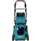 Makita Akku-Rasenmäher DLM481CT2, 36Volt (2x18Volt) blau/schwarz, 2x Li-Ionen Akku 5,0Ah, mit Radantrieb