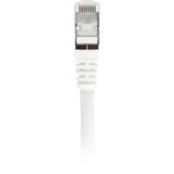 Sharkoon Patchkabel SFTP, RJ-45, mit Cat.7a Rohkabel weiß, 1 Meter