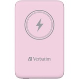 Verbatim Wireless Powerbank Charge 'n' Go 10.000mAh rosa, Qi, PD 3.0, Quick Charge 3.0