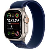 Apple Watch Ultra 2, Smartwatch grau, 49 mm, Trail Loop blau S/M, Titangehäuse, Cellular