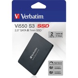 Verbatim Vi550 2 TB, SSD schwarz, SATA 6 Gb/s, 2,5"